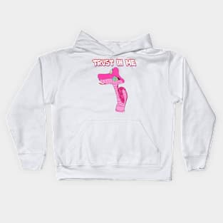 TRUST IN ME - PINK KAA Kids Hoodie